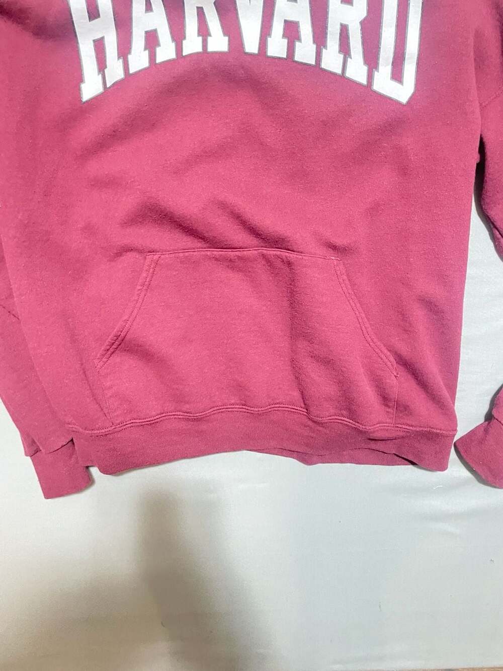 Jerzees Harvard University Maroon Pullover Hoodie Size XL - Picture 5 of 6